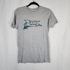 REI Recreational Equipment Inc Retro Graphic T-Shirt Mountain Outdoors Small S